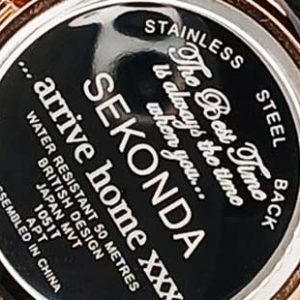 Watch back Engraving The Engraving Van