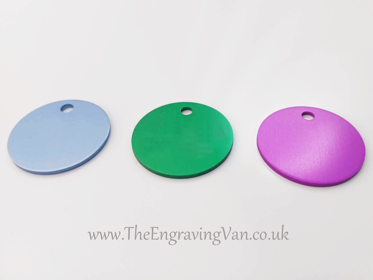 3 colour small gift tags The Engraving Van